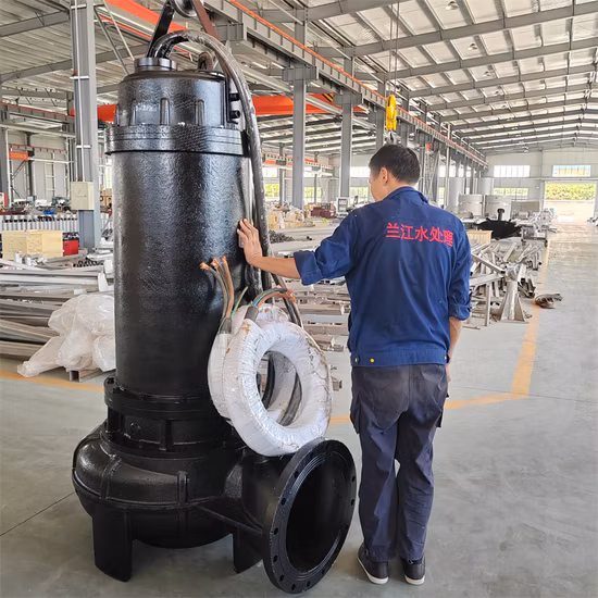 Bomba sumergible para aguas residuales serie WQ