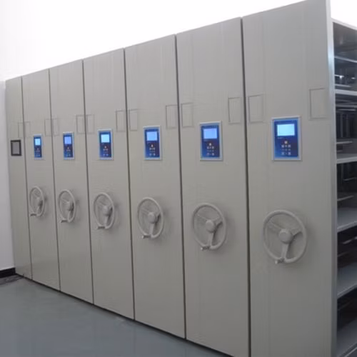 Sistema de almacenamiento compacto de acero inteligente con control automático para oficina/estante para libros/estante compactador móvil